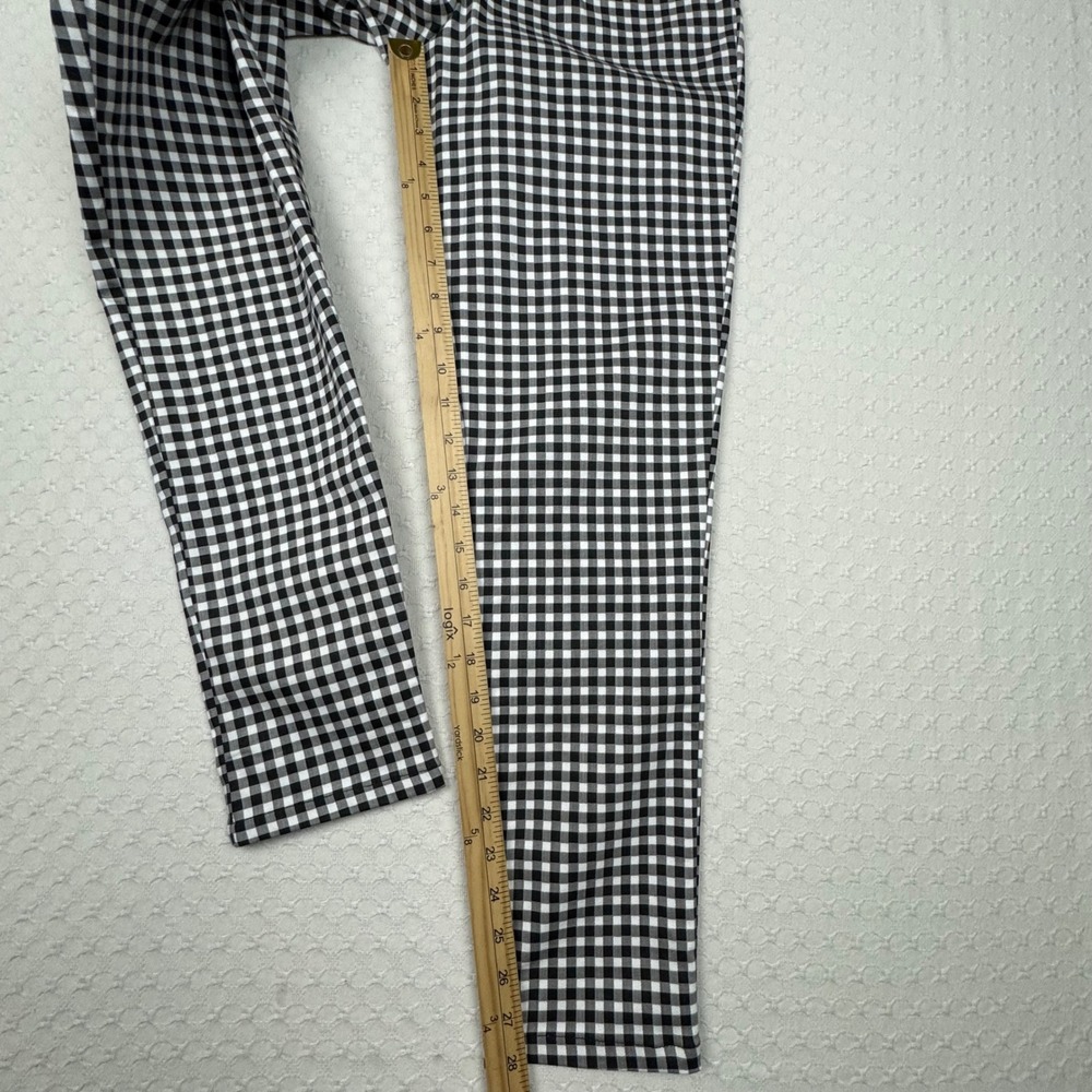 NWT Vixen Micheline Pitt Cigarette Pant Gingham Rockabilly Womens S Black White - Picture 6 of 13